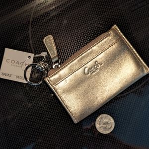 Gold Coach Factory coin purse NWT